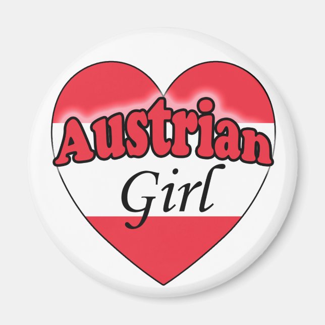Imán Chica de Austria (Frente)