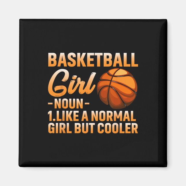 Imán Chica de baloncesto Definición Baloncesto Mujer De (Frente)