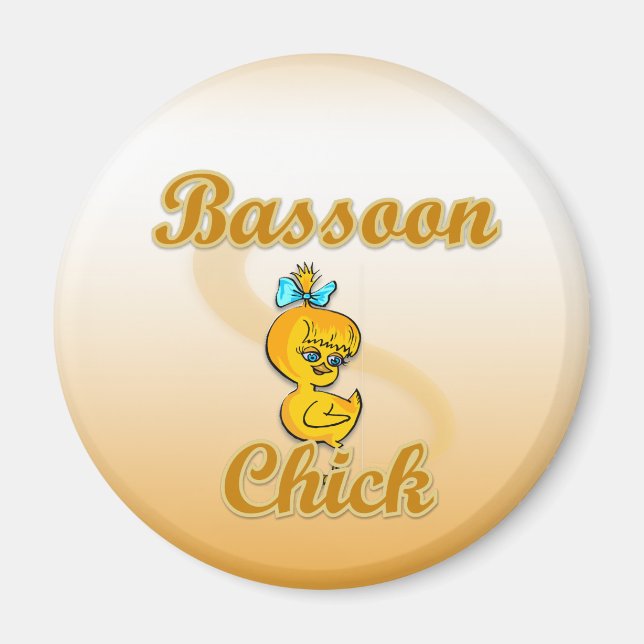 Imán Chica de Bassoon (Frente)