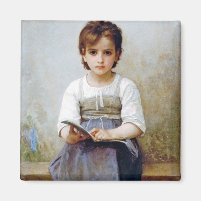 Imán Chica de Bouguereau (Frente)