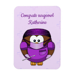 Imán chica de búho cirujano