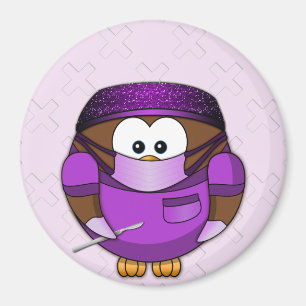 Imán chica de búho cirujano
