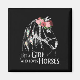 Imán Chica de caballos - Pony de la Cuta - Crazy Horseb