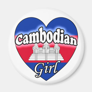 Imán Chica de Camboya
