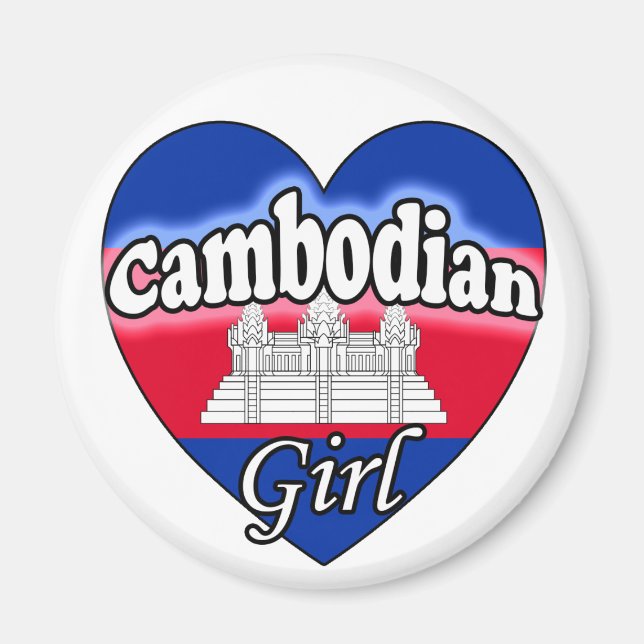 Imán Chica de Camboya (Frente)