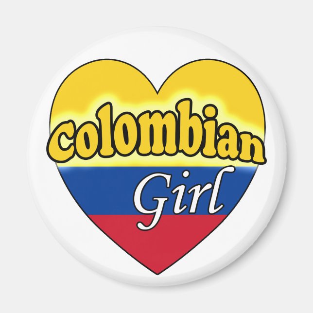 Imán Chica de Colombia (Frente)
