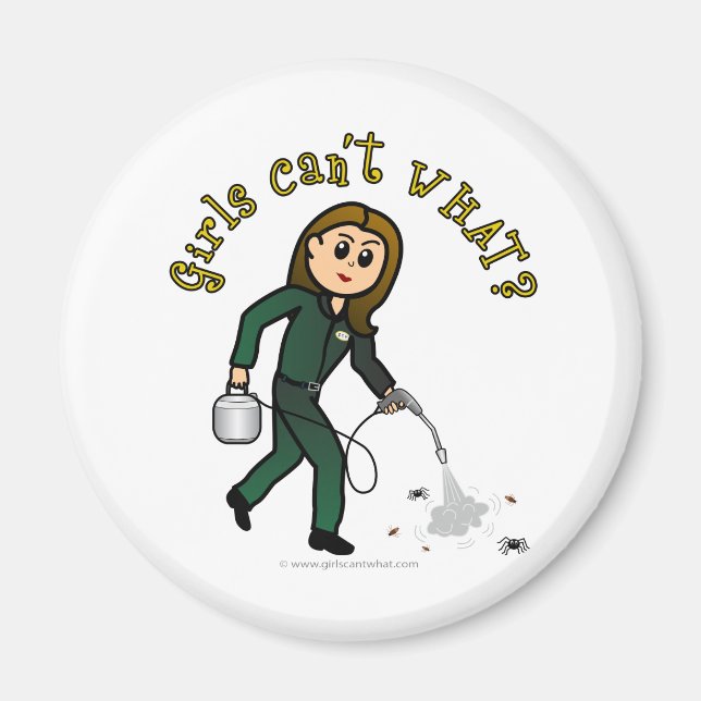 Imán Chica de control de plagas ligeras (Frente)