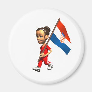 Imán Chica de Croacia