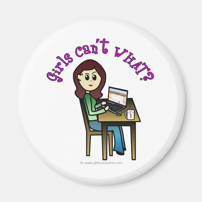 Imán Chica de equipo ligero (Frente)