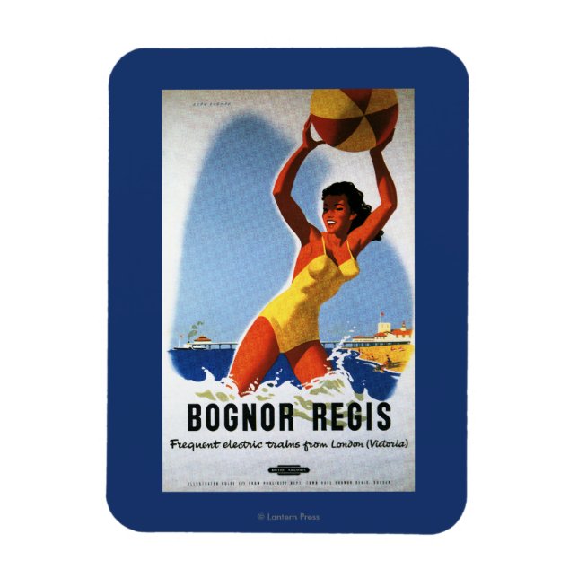 Imán Chica de Ferrocarriles Británicos y Poster de Balo (Vertical)