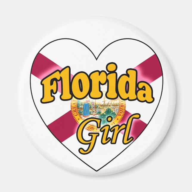 Imán Chica de Florida (Frente)