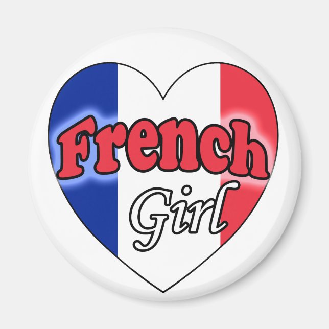 Imán Chica de Francia (Frente)