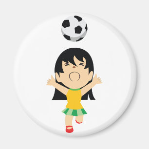Imán Chica de fútbol