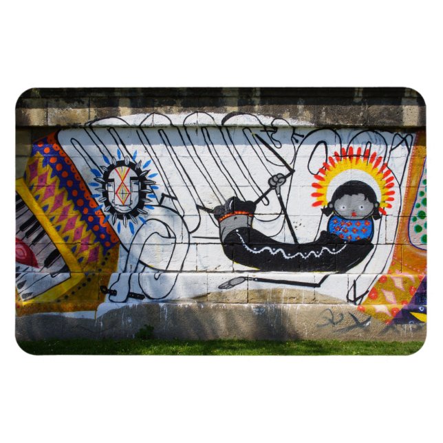 Imán Chica de gusanos (Horizontal)