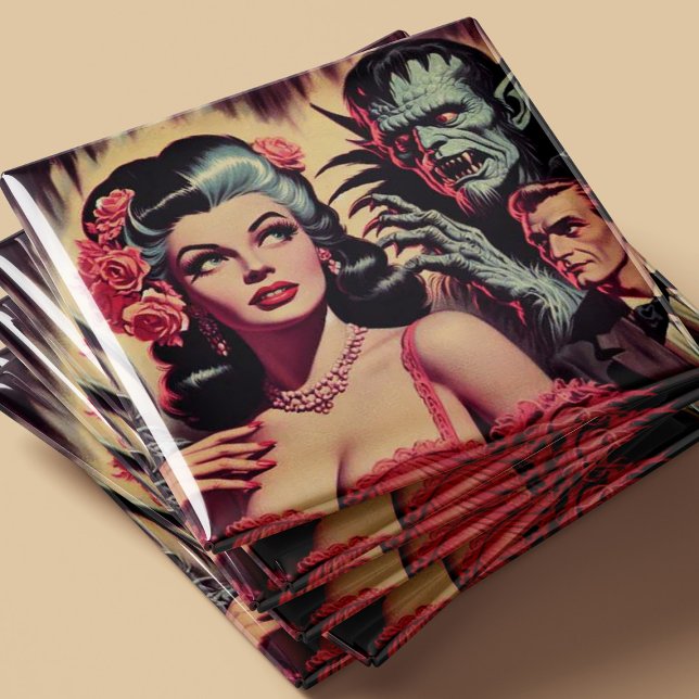 Imán Chica de horror de monstruo de época (Subido por el creador)