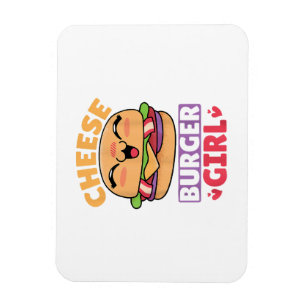 Imán Chica de la Hamburguesa con Queso, Mujeres de la H