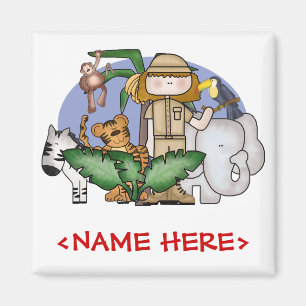 Imán Chica de la jungla