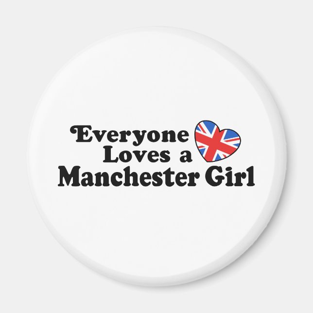Imán Chica de Manchester (Frente)