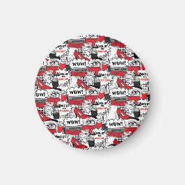 Imán Chica de maquillaje lindo - Belleza kawaii y moda