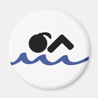 Imán chica de natación