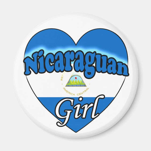 Imán Chica de Nicaragua (Frente)
