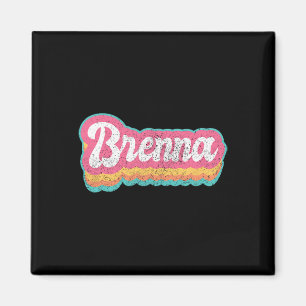 Imán Chica de nombre de Brenna Vintage 70s 80s Personal