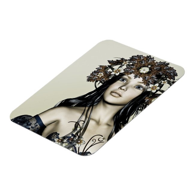 Imán Chica de otoño (Lado Izquierdo)