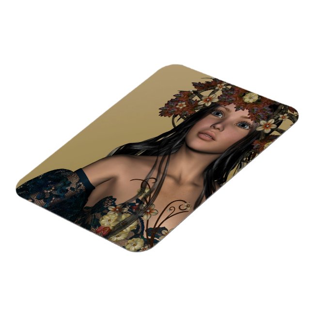 Imán Chica de Otoño (Lado Izquierdo)