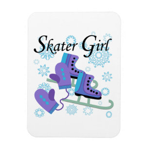 Imán Chica de patinaje