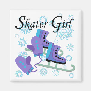 Imán Chica de patinaje