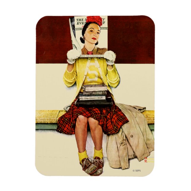 Imán Chica de portada (Vertical)