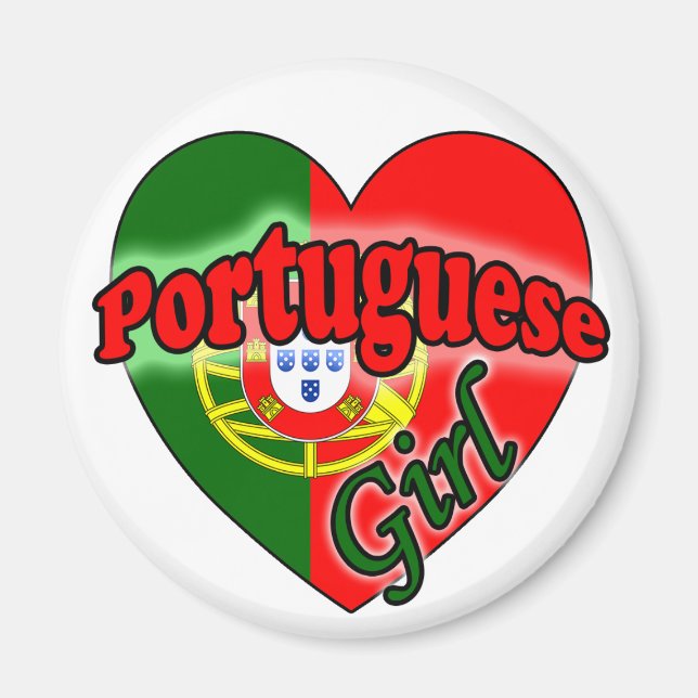 Imán Chica de Portugal (Frente)