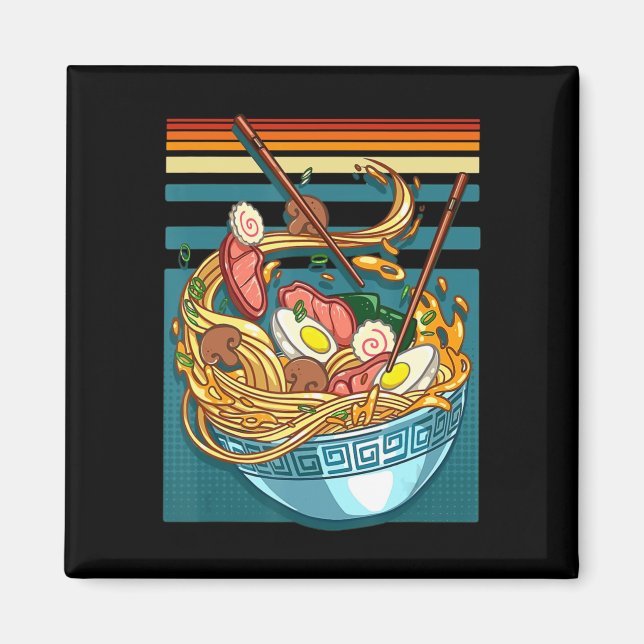 Imán Chica de Regalos de Comida Japonesa de Anime con E (Frente)