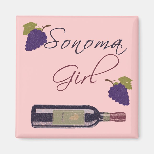 Imán Chica de Sonoma (Frente)