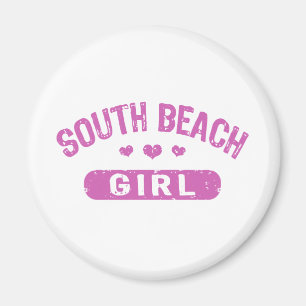Imán Chica de South Beach