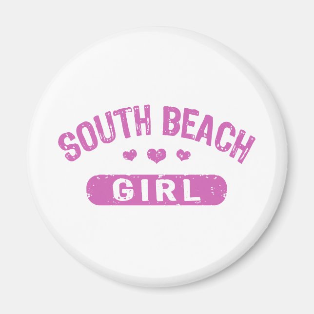 Imán Chica de South Beach (Frente)