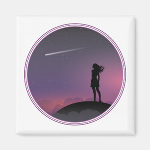 Imán Chica de Star Gazing