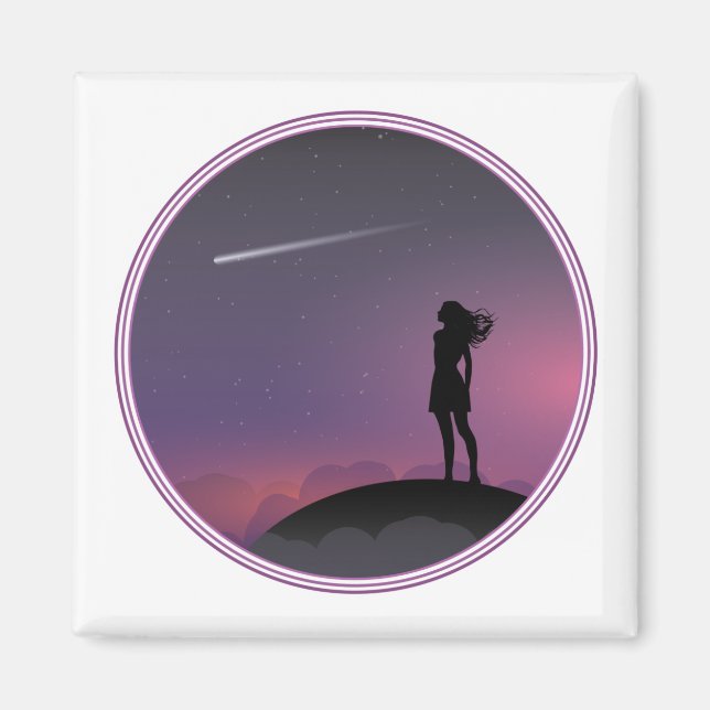 Imán Chica de Star Gazing (Frente)