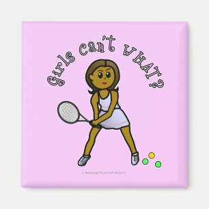 Imán Chica de tenis oscuro