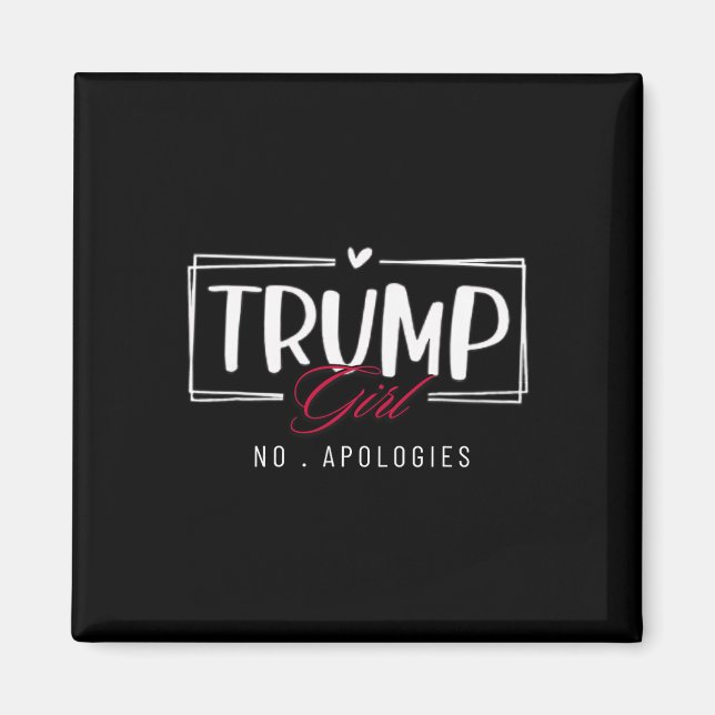 Imán Chica de Trump sin disculpas elecciones de bandera (Frente)