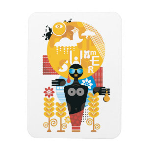 Imán Chica de verano