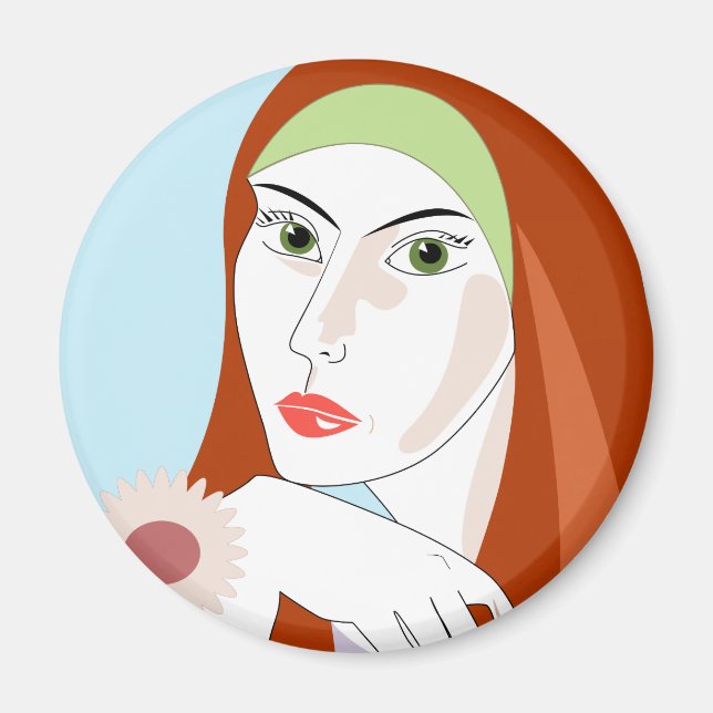 Imán Chica de verano (Frente)