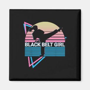 Imán Chica del cinturón negro - Judo Karate Jiu Jitsu T