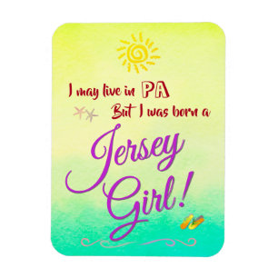 Imán Chica del jersey una vez y siempre