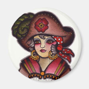 Imán chica del pirata