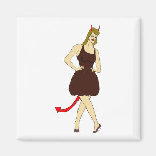 Imán chica diablo