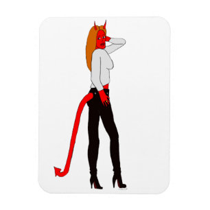 Imán chica diablo