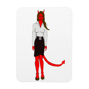 Imán chica diablo