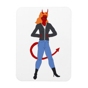 Imán chica diablo
