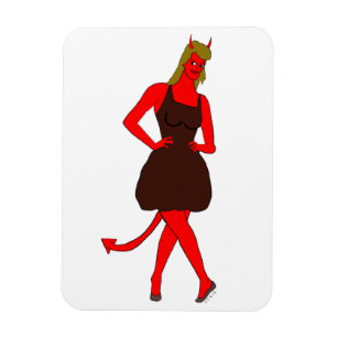 Imán chica diablo